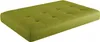 A tufted green ottoman or cushion on a white background. Produktbild-Vorschau