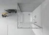 Mexen Rio čtvercový sprchový kout 80 x 80 cm, Průhledné, Náhled obrázku produktu 4