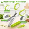 Kräuterschere 5-Klingen, Küchen-Gemüseschere mit Produktbild-Vorschau 3