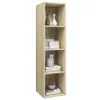The Living Store TV-Wandschrank Sonoma-Eiche 37x37x142,5 cm Produktbild-Vorschau 3