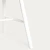 A close-up view of the white legs and support structure of a chair. Produktbild-Vorschau
