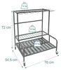 Support à outils de jardin Relaxdays sur roulettes, 12 Voir les images du produit 4