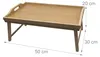 Vassoio da letto Relaxdays, bambù, A x L x P: 20 x 50 x 30 Anteprima dell’immagine prodotto 4