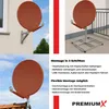 PremiumX DELUXE85 Satellitenantenne 85 cm Aluminium Produktbild-Vorschau 4