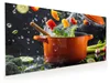 Küchenrückwand Spritzschutz Glas mit Motiv Kochtopf mit Produktbild-Vorschau 1