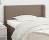 vidaXL Kopfteil mit Ohren Taupe 93x16x78/88 cm Stoff - Produktbild-Vorschau 1