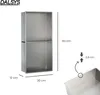 Dalsys Wandnische 30 x 60 x 12cm Silber Edelstahl Produktbild-Vorschau 2