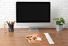MuchoWow® Mauspad Mousepad Weltkarte - Smoke - Braun 30x30 Produktbild-Vorschau 4