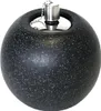 A black terrazzo sphere oil lamp with a silver pull chain. Produktbild-Vorschau