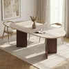 Skye Decor, uitschuifbare eettafel 160-200 cm, travertin & Productafbeelding-voorbeeld 1