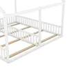Flieks Kinderbett Hausbett 90x200cm für 2 Kinder, Bodenbett Produktbild-Vorschau 6