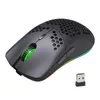 T66 RGB 2.4G Drahtlose Gaming-Maus RGB-Beleuchtung Lademaus Produktbild-Vorschau 1