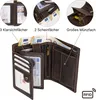 Geldbörse Herren Echt Leder RFID Portemonnaie Büffelleder Produktbild-Vorschau 5