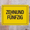 60. Geburtstag Metallschild mit Spruch: Zehnundfünfzig Produktbild-Vorschau 7