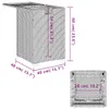 VidaXL 366295, Hnědá, 400 mm, 400 mm, 600 mm Náhled obrázku produktu 11