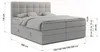 Boxspringbett mit Kopfteil und Topper, Polsterbett - Produktbild-Vorschau 6
