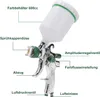 TolleTour HVLP Lackierpistole 0.35Mpa 100 ml/min 600ml Produktbild-Vorschau 3