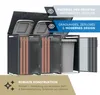 Westmann Status 3 Metall Mülltonnenbox 3er 3x240 L Produktbild-Vorschau 4