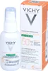 A bottle of Vichy Capital Soleil UV Clear Anti-Imperfections Water SPF50 and its packaging are shown against a white background. Anteprima dell’immagine prodotto