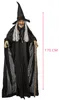 Animierte Gruselhexe Halloween Deko – 183 cm Produktbild-Vorschau 6