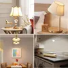 A collage of four images showing different lighting products in various settings. Voir les images du produit