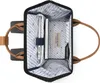 The inside of a backpack is shown, with a laptop, notebook, and keys inside. Anteprima dell’immagine prodotto