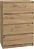 Cassettiera con cassetti stretta TAAVI - rovere artisan Anteprima dell’immagine prodotto 1