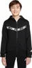 Nike B NSW REPEAT PK FZ HOODIE BLACK/BLACK/WHITE Anteprima dell’immagine prodotto 1