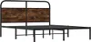 Bettgestell ohne Matratze 150x200 cm Räuchereiche Produktbild-Vorschau 3