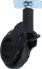 Lenkrolle Ø 60mm Design-Möbelrolle Schwarz Produktbild-Vorschau 2