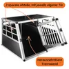 Hundebox Hundetransportbox Auto Alu Hunde Transportbox Produktbild-Vorschau 3