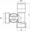 ECKKUGELHAHN 1/2*1/2*3/4. 3-Ausgänge Produktbild-Vorschau 2