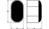 hermeta Wandtürpuffer 4700/4702/4704 Alu.schwarz Produktbild-Vorschau 2