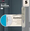 DOMINO Türgriff 72 Drückergarnitur PZ - Profilzylinder Set Produktbild-Vorschau 6