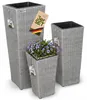 CASARIA Blumentopf 3er Set Polyrattangeflecht Übertopf Produktbild-Vorschau 1