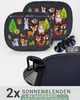 2X HECKBO Auto Sonnenblenden Kinder Dschungel Motiv mit 8 Produktbild-Vorschau 2
