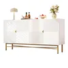 Cassettiera Merax 160 cm, credenza a 4 ante, gamba dorata, Anteprima dell’immagine prodotto 9