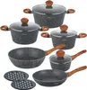 Sada nádobí Klausberg KB 7242, 12 kusů, žulový povrch, Náhled obrázku produktu 1
