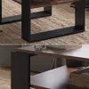 Stolik kawowy Vicco Helm Drewno antyczne 65.6 x 55.8 cm z Podgląd zdjęcia produktu 5