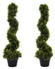 Lot de 2 cèdres artificiels Outsunny, grands (90 cm) – Voir les images du produit 1