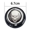 Taschen ASCHENBECHER Ø6,7cm Schädel Skul mit Deckel Produktbild-Vorschau 3