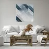 Bild auf Leinwand - Leinwandbild - Einteilig - Blau Weiß Produktbild-Vorschau 6