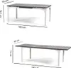 Tavolo da esterno allungabile 180/240x90cm, struttura in Anteprima dell’immagine prodotto 5