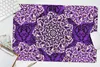 MuchoWow® Schreibtischunterlage Rosa - Lila - Muster - Produktbild-Vorschau 6