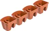 4x Blumenkasten 24cm Hängetopf Blumentopf Balkontopf Produktbild-Vorschau 1