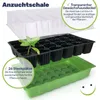 Anzuchtschale Zimmergewächshaus Anzuchtset Anzuchtkasten Produktbild-Vorschau 3
