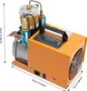 A portable high-pressure air compressor with a digital display and fan. Produktbild-Vorschau