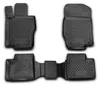 2005-2011 Mercedes M Klasse W164 Fußmatten TPE Schwarz 4 Produktbild-Vorschau 14