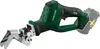 A cordless reciprocating saw with a blade attached, shown against a white background. Produktbild-Vorschau