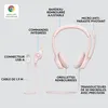 Logitech 981-001281 Logitech H390 USB-Headset rosa Vista previa de la imagen del producto 13